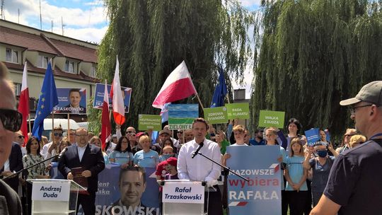 Rafał Trzaskowski w Raciążu