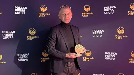 Robert Jadczak odebrał nagrodę w imieniu piłkarza Legii Warszawa