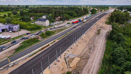 S7 Płońsk-Czosnów: można przejechać 9,5 km nowymi jezdniami trasy głównej