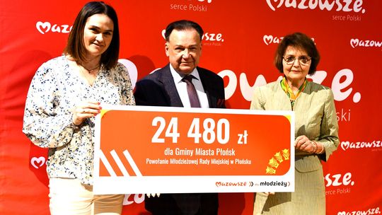 Samorząd Mazowsza przekazał dofinansowanie na młodzieżową radę w Płońsku