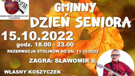 Seniorzy opanują Glinojeck. Zbliża się Gminny Dzień Seniora