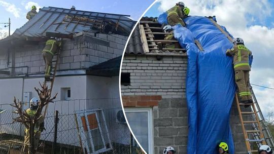 Silny wiatr w regionie. Interweniują strażacy Silny wiatr w regionie. Interweniują strażacy