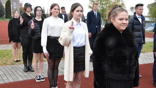 Ślubowanie w Zespole Szkół nr 1 w Płońsku