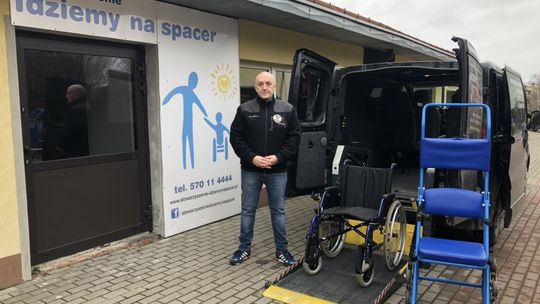 Specjalistyczny sprzęt pomoże w transporcie do punktu szczepień