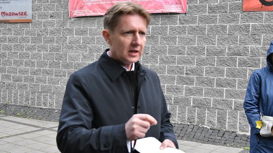 Spotkanie z Arturem Bartoszewiczem - kandydatem na Prezydenta RP w Płońsku