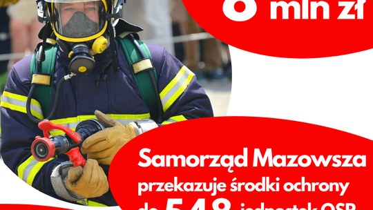 Środki ochrony osobistej dla naszych strażaków-ochotników