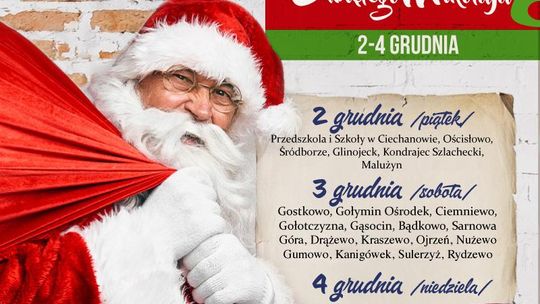 Święty Mikołaj i jego zaprzęg znów wyruszy w podróż po powiecie ciechanowskim