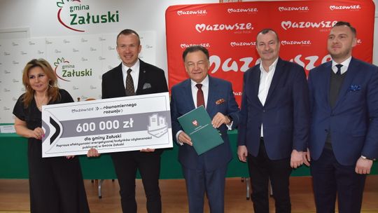 Szkoły podstawowe z Gminy Załuski z dofinansowaniem sejmiku Mazowsza