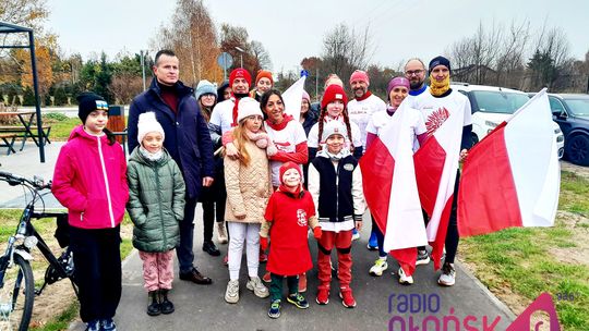 Sztafeta Niepodległości w Nasielsku. Upamiętnili 106. rocznicę odzyskania niepodległości