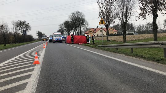 Tragedia na DK10. Mężczyzna zmarł na poboczu