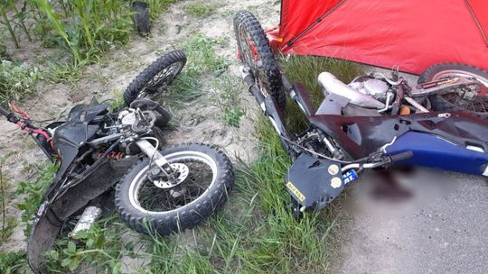 Tragiczny finał przejażdżki crossami. Nie żyje 18-letni mieszkaniec powiatu żuromińskiego