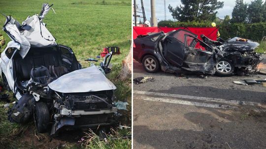 Tragiczny weekend na drogach Mazowsza: zmarł mężczyzna z wypadku w Dzierzążni