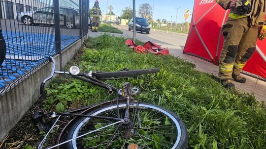 Tragiczny wypadek w Ciechanowie. Nie żyje 65-letni rowerzysta