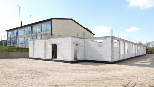 Trwa rozbudowa Szkoły Podstawowej w Siedlinie