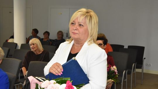 Uroczyste pożegnanie byłej dyrektor Szkoły Podstawowej nr 4 w Płońsku