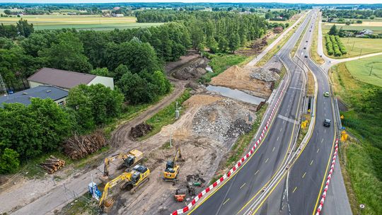 Uruchomiono nowe tymczasowe drogi na S7. Za kilka dni kolejne zmiany na trasie Płońsk-Czosnów