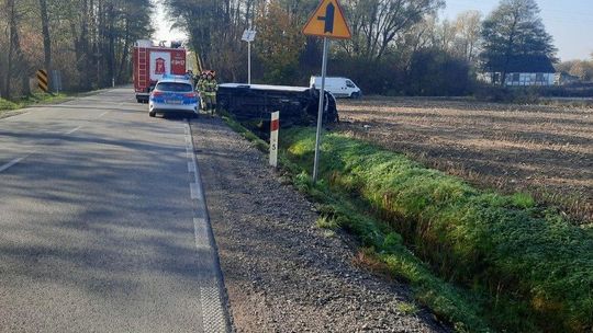 W Kicinie zderzyła się osobówka z busem. W tym tygodniu to już trzeci wypadek na tym odcinku