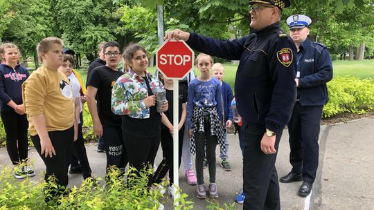 Ważna lekcja dla rowerzystów. Miasteczko ruchu drogowego stanęło na Rutkach