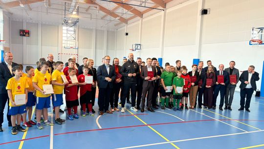 Wizyta Ministra Sportu i dotacje na budowę dwóch orlików w gminie Załuski