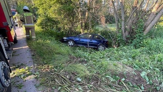 Wjechał samochodem do rowu, choć twierdził, że autem kierowała żona 