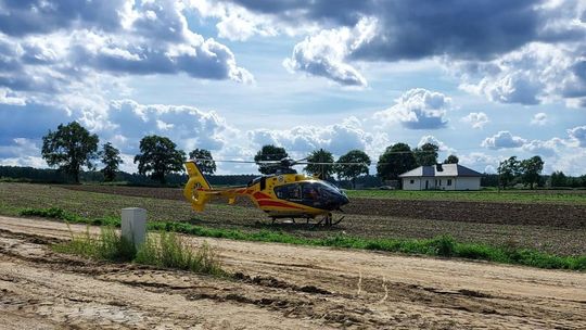 Wypadek na żwirowni. Taśmociąg urwał mężczyźnie rękę