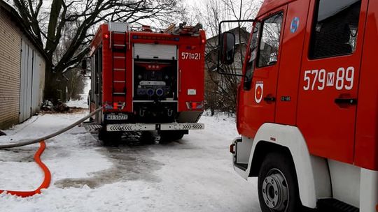 Zapalił się gaz z rozszczelnionej butli. Nikt nie odniósł obrażeń