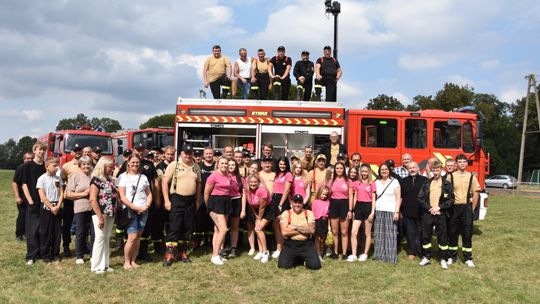Zbyszek w garażu OSP Zaborowo. To jak narodziny dziecka