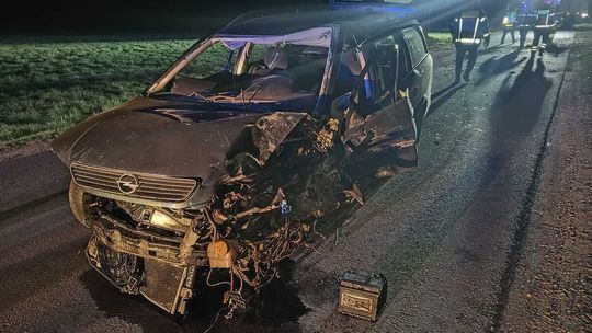 Zdarzenie drogowe w gminie Raciąż. 38-latek z obrażeniami ciała trafił do szpitala