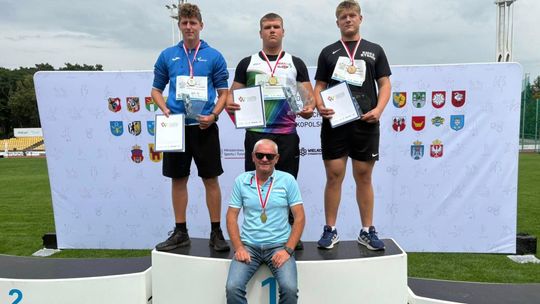 Złoty medal dla Przemysława Wodzyńskiego na MP U18 w rzucie dyskiem!