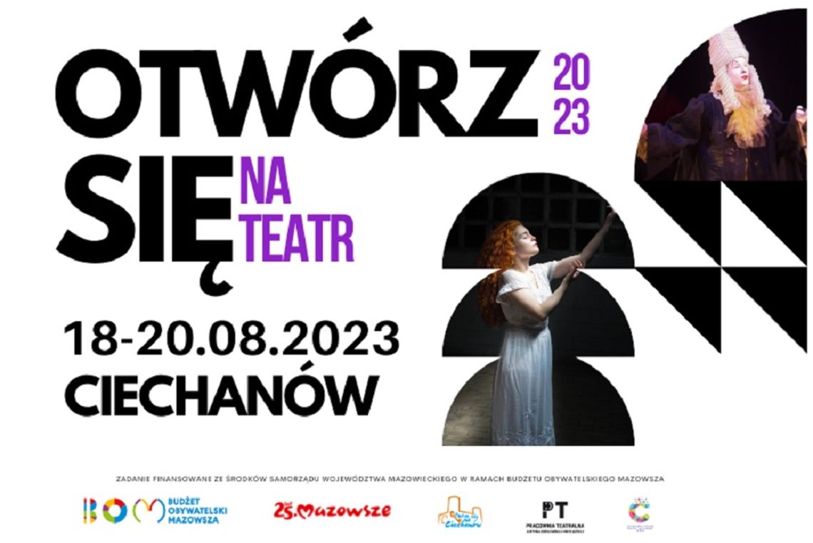 3-dniowy festiwal teatralny w Ciechanowie. Spektakle w parkach, na ulicy