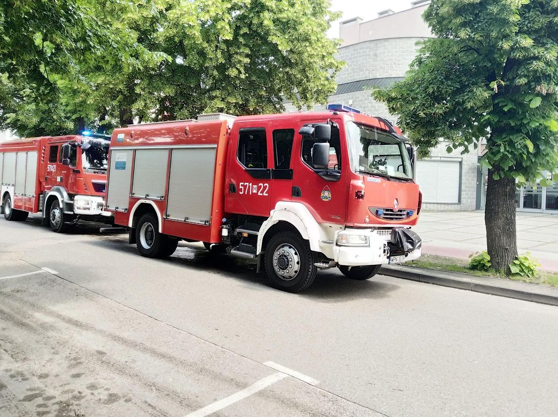 Alarm pożarowy w urzędzie miejskim - na szczęście fałszywy