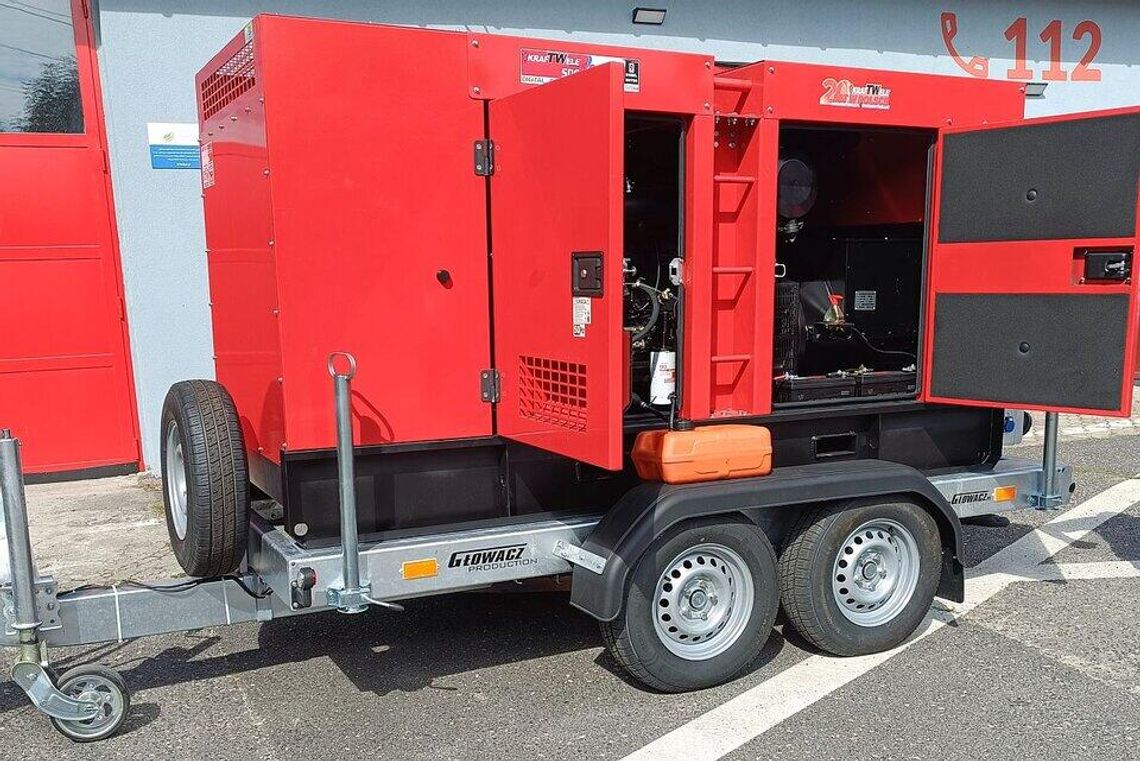 Beczkowóz i agregat prądotwórczy zakupione przez Gminę Staroźreby