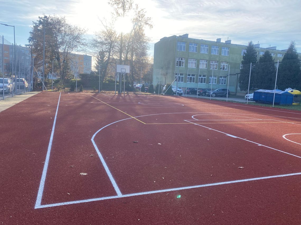 Boisko przy płońskiej czwórce jak nowe