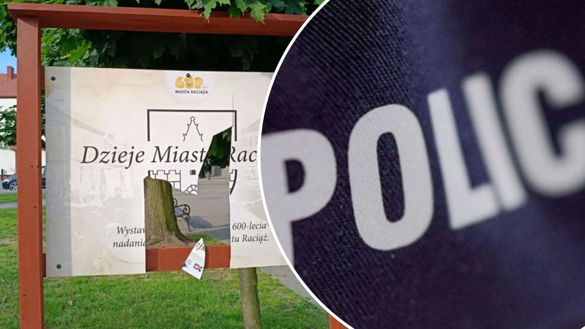 Chuligan z Raciąża już w rękach policji