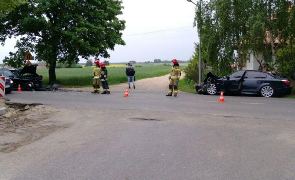 Czołowe zderzenie w Arcelinie