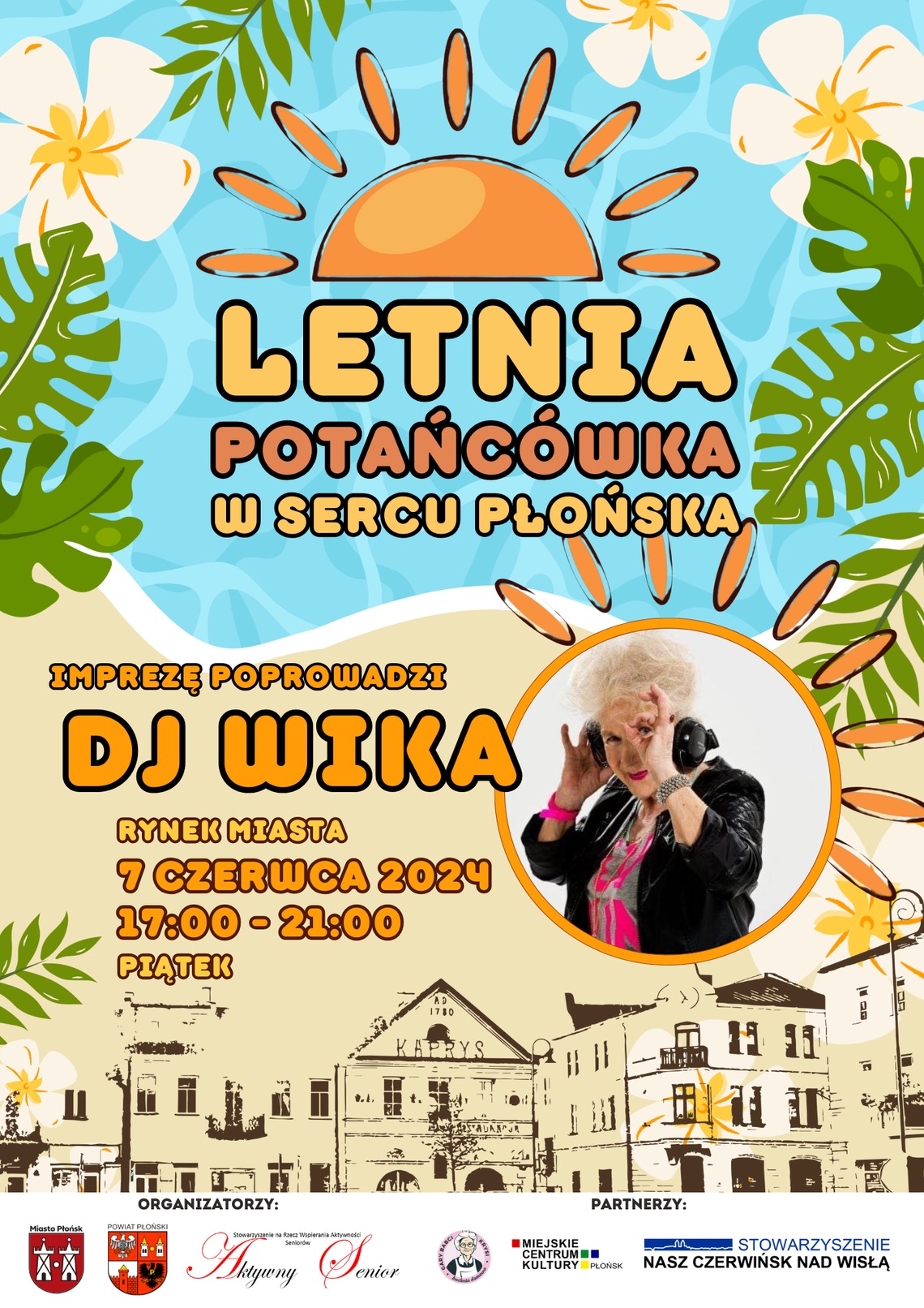 DJ Wika poprowadzi potańcówkę w płońskim rynku