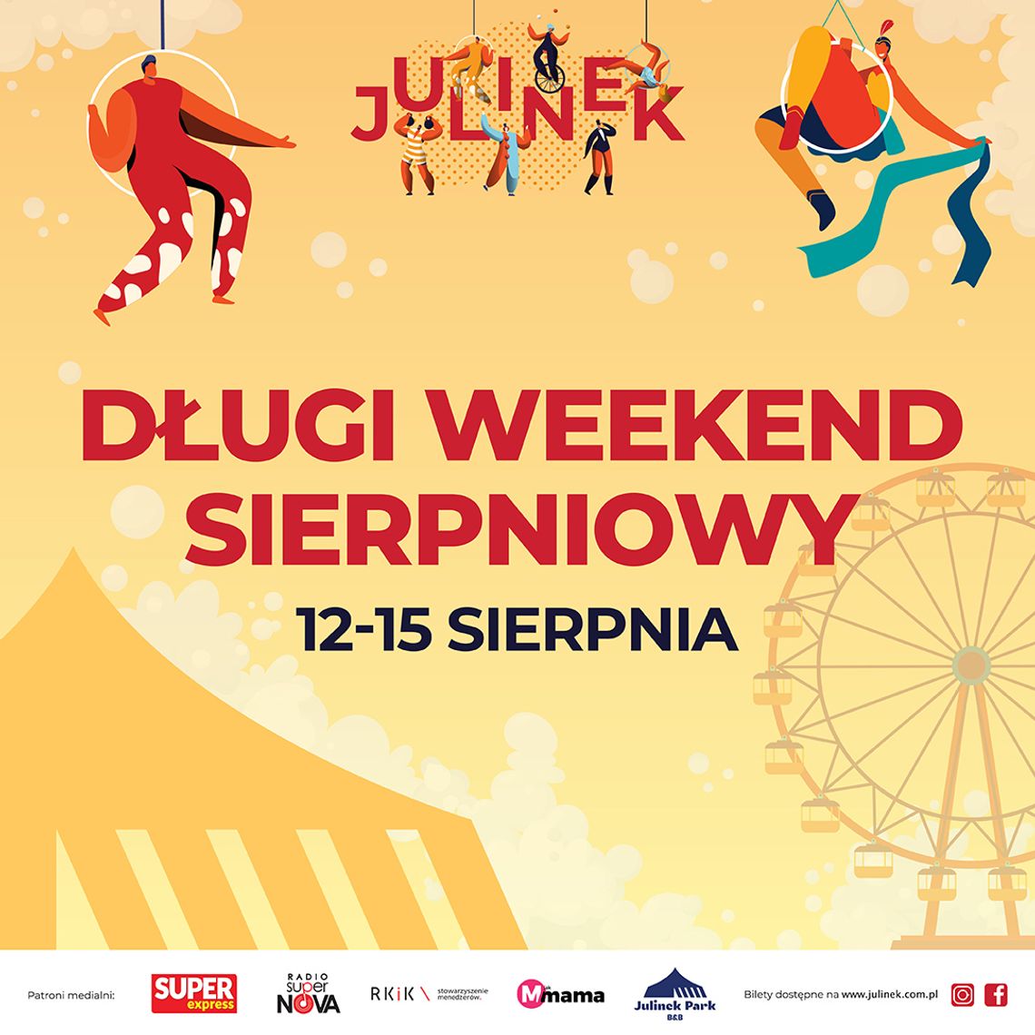 Długi weekend sierpniowy w Julinek Parku. Moc atrakcji oraz cyrkowych występów