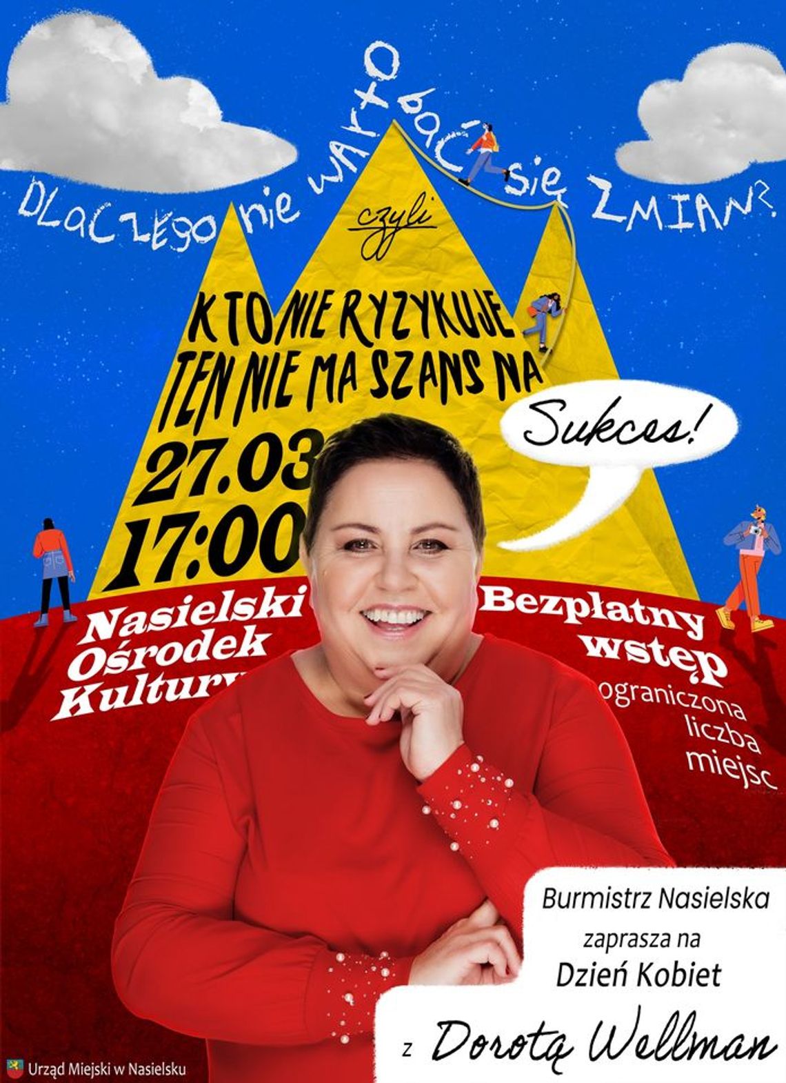 Dorota Wellman z okazji święta kobiet spotka się w nasielszczankami Dorota Wellman z okazji święta kobiet spotka się w nasielszczankami