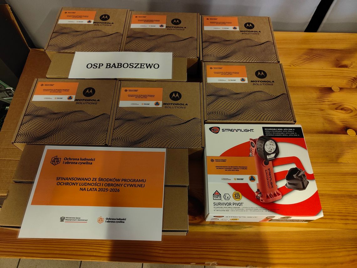 Dotacje na realizację zadań z zakresu ochrony ludności i obrony cywilnej dla Gminy Baboszewo Dotacje na realizację zadań z zakresu ochrony ludności i obrony cywilnej dla Gminy Baboszewo