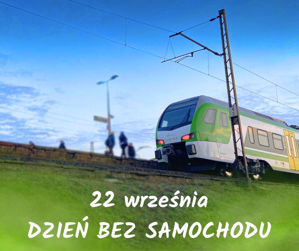 Dzień bez samochodu. Darmowe przejazdy koleją