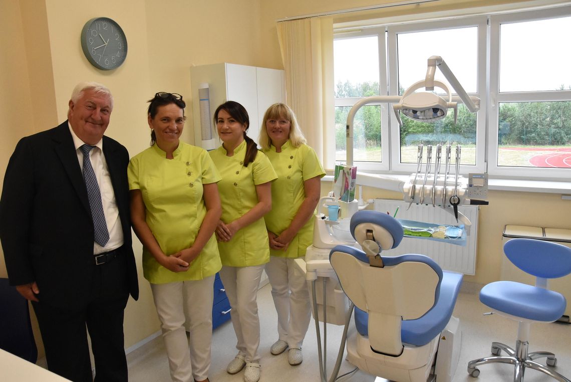 Gabinet stomatologiczny dla uczniów szkoły w Lisewie