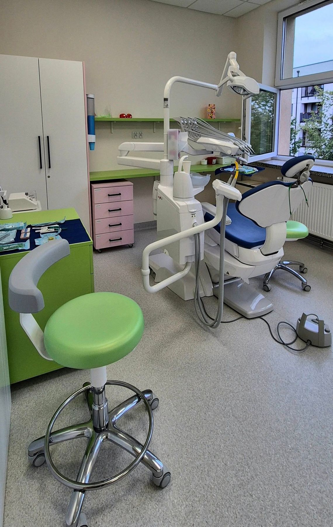 Gabinet stomatologiczny w Szkole Podstawowej w Raciążu