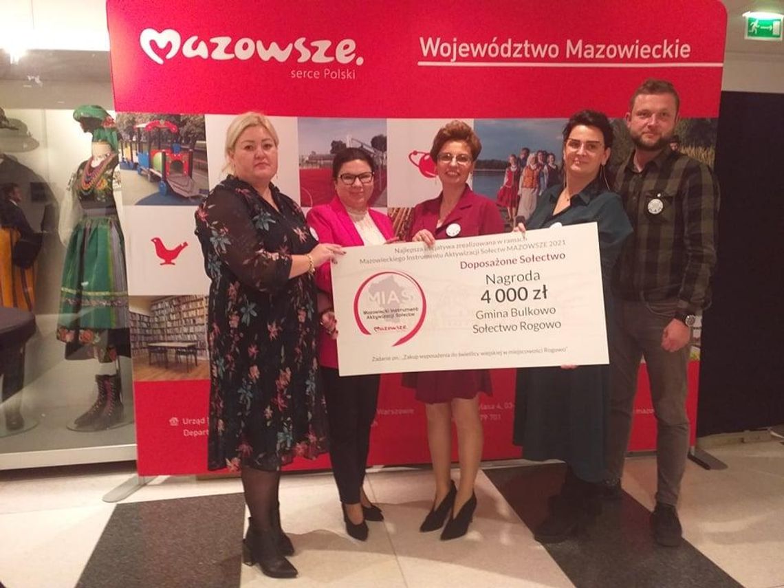 Gmina Bulkowo z nagrodą Marszałka dla sołectwa Rogowo