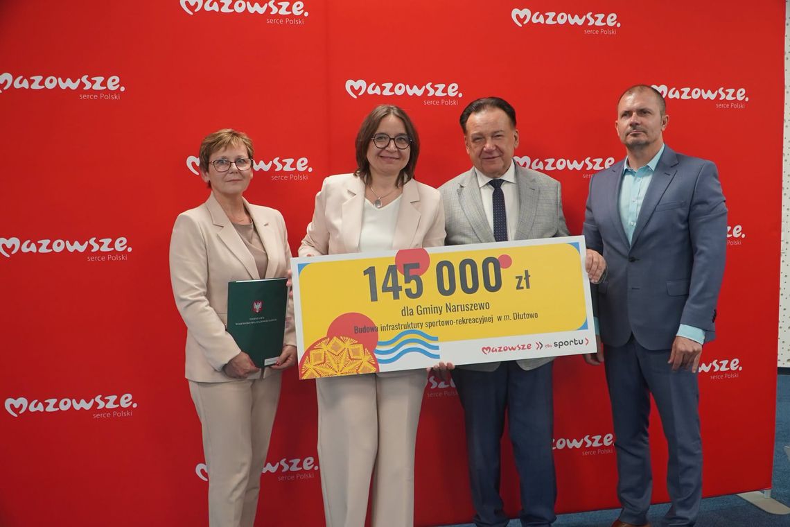 Gmina Naruszewo z dofinansowaniem na sport. Nowa infrastruktura powstanie w Dłutowie Gmina Naruszewo z dofinansowaniem na sport. Nowa infrastruktura powstanie w Dłutowie