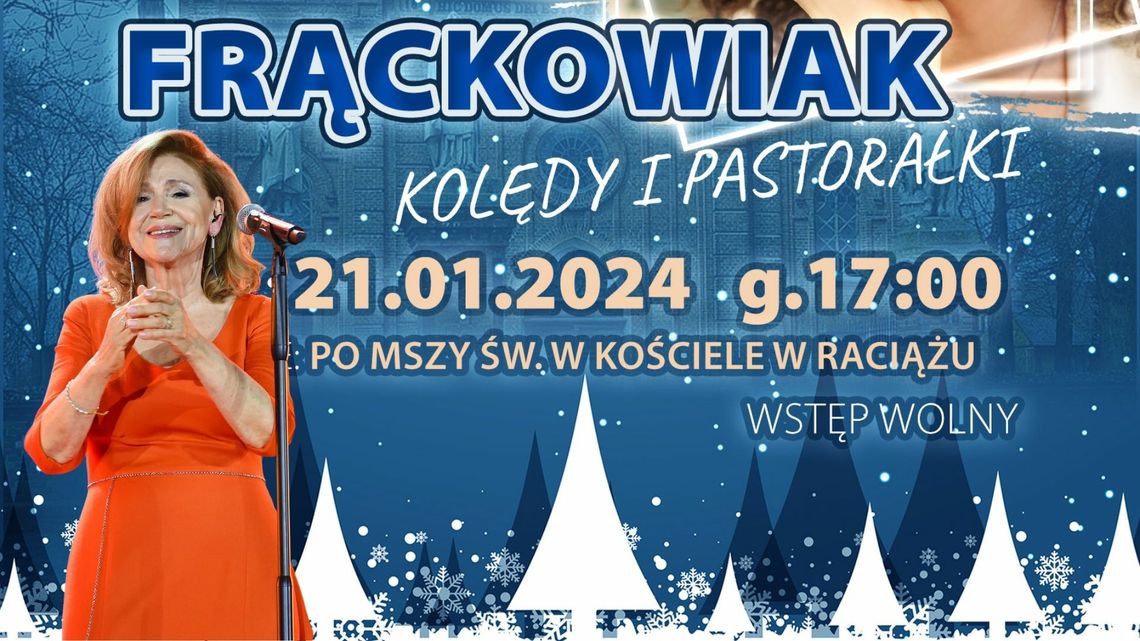 Halina Frąckowiak zaśpiewa w Raciążu