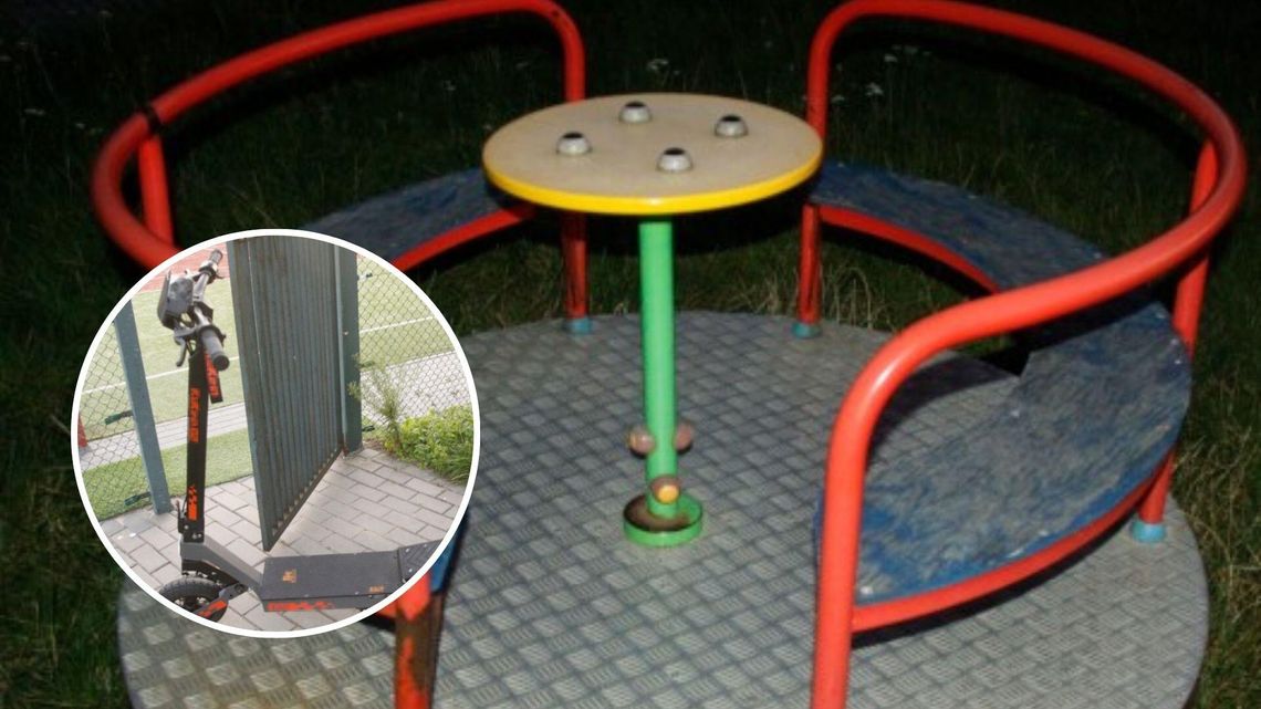 Hulajnoga elektryczna rozpędziła karuzelę – 14-latka straciła przytomność