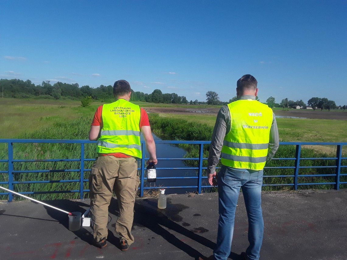 Inspektorzy WIOŚ ustalają, czy doszło do ponownego zanieczyszczenia Raciążnicy 