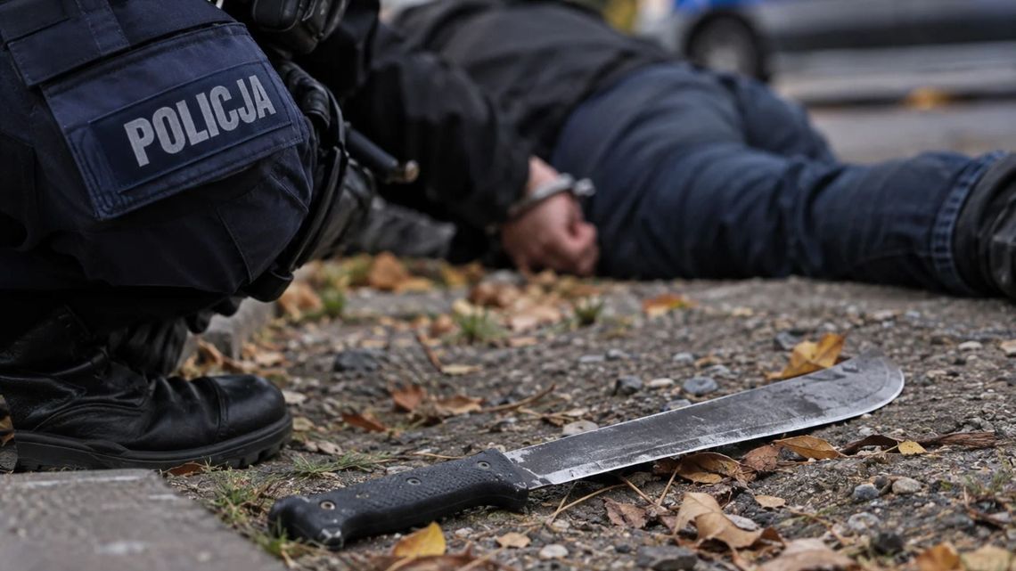 Jechał po wsi wymachując maczetą. Mieszkaniec Zaborowa zatrzymany Jechał po wsi wymachując maczetą. Mieszkaniec Zaborowa zatrzymany