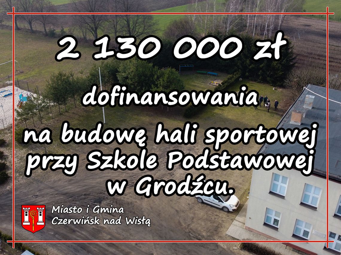 Jest dofinansowanie na budowę boiska w Grodźcu