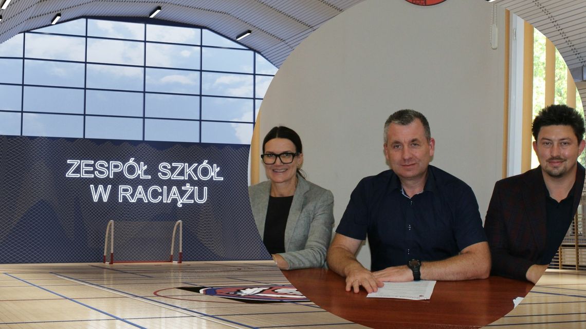 Jeszcze w tym roku hala sportowa w Raciążu ma "odzyskać dawny blask"